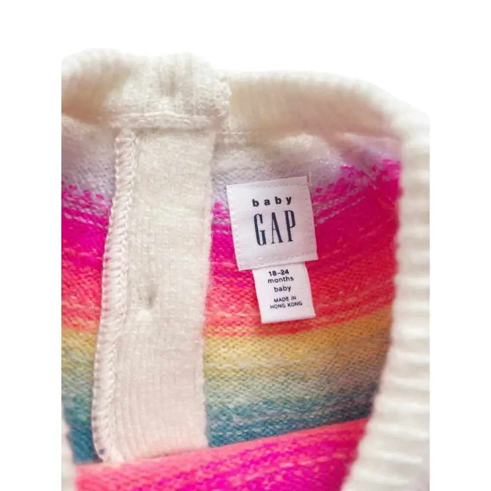 Gap Rainbow Stripe Sweater Size 18-24m